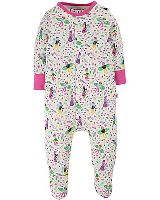 Frugi Lovely Babygrow - Fairy Friends - Organic Cotton Babygrows
