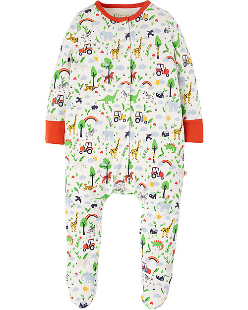 Frugi Lovely Babygrow - Frugi Farm Babygrows