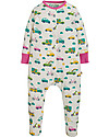 Frugi Lovely Babygrow - Rainbow Roads - Organic cotton Babygrows