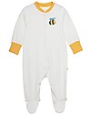 Frugi Lovely Babygrow, Sun/Bees - Pack of 2 - 100% Organic Cotton Babygrows