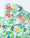 Frugi Lowen Reversible Dress - Tropical Birds/Spring Dobby - Organic Cotton Dresses_