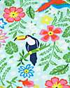 Frugi Lowen Reversible Dress - Tropical Birds/Spring Dobby - Organic Cotton Dresses_