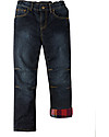Frugi Lumberjack Lined Jeans - Dark Wash Denim - Elasticated Organic Cotton Jeans