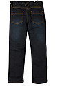 Frugi Lumberjack Lined Jeans - Dark Wash Denim - Elasticated Organic Cotton Jeans
