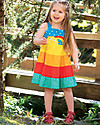 Frugi Mabli Sun Dress - Rainbow Hotchpotch - 100% organic cotton Dresses_