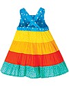 Frugi Mabli Sun Dress - Rainbow Hotchpotch - 100% organic cotton Dresses_