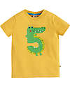 Frugi Magic Number T-Shirt - Bumble Bee/Crocodile - 100% GOTS Organic Cotton T-shirts