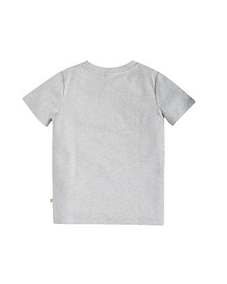 Frugi Magic Number T-Shirt - Grey Marl/Bike Track - 100% GOTS Organic Cotton T-shirts