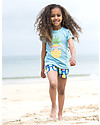 Frugi Martha Summer Shorts, Jazzy Pineapple - 100% Organic Cotton Shorts