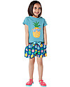 Frugi Martha Summer Shorts, Jazzy Pineapple - 100% Organic Cotton Shorts