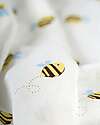 Frugi Marvelous Double Face Swaddle Blanket - Buzzy Bee - 100% Cotton Muslin Muslin Swaddle