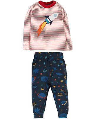 Frugi Mawgan Outfit - Cosmic Nights/Bonfire Stripe Sets And Co-Ords