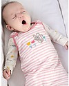 Frugi My first Outfit, BabyGrow & Bodysuit, Pink Marl Stripe/Mouse - 100% organic cotton Babygrows