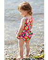 Frugi Newlyn Nappy Swimsuit - Watermelon Flower Power - Eco-Friendly Swimsuits