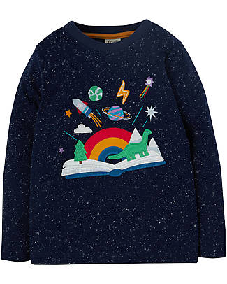 Frugi Nila Nepp Top - Indigo/Space - 100% GOTS Organic Cotton Sweatshirts