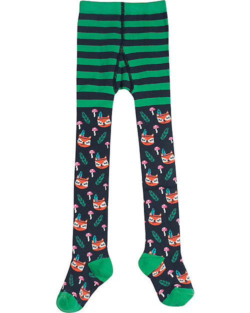 Frugi Norah Tights, Festival Fox - Organic Cotton (soft, cosy and non-scratchy!) Tights