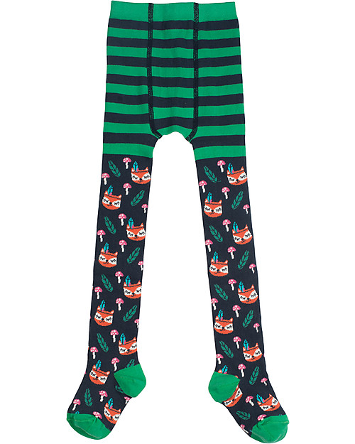 Frugi Norah Tights, Festival Fox - Organic Cotton (soft, cosy and non-scratchy!) Tights