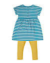 Frugi Olive Outfit - Camper Breton - Bumblebee - Day at the Museum - 100% Organic Cotton Sets And Co-Ords