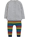 Frugi On The Road Outfit, Grey Marl/Bus - Organic cotton T-shirts