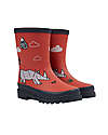 Frugi OUTLET - Explorer Wellington Boots - Rhino Friends - Showroom Sample Wellies