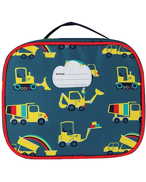 Frugi Pack A Snack Lunch Bag - Dig A Rainbow - 100% recycled materials Kindergarten Backpacks