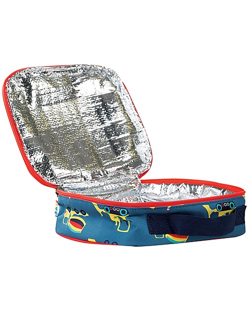 Frugi Pack A Snack Lunch Bag - Dig A Rainbow - 100% recycled materials Kindergarten Backpacks