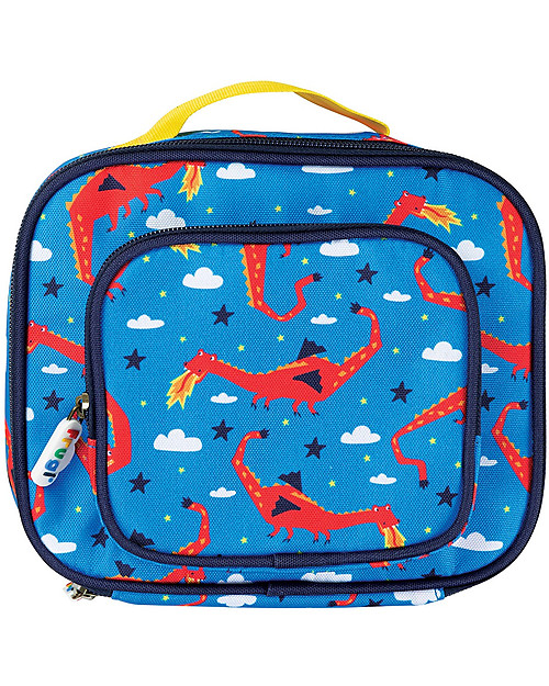 Frugi Pack A Snack Lunch Bag - Dragon Dreams - 100% recycled materials Kindergarten Backpacks