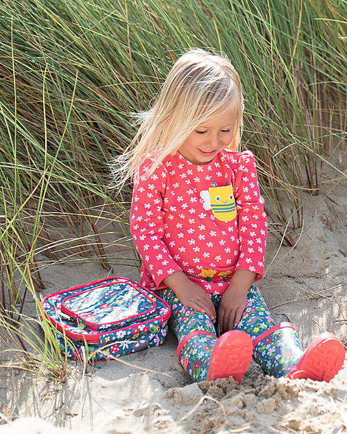 Frugi Pack A Snack Lunch Bag - Rabbit Fields - 100% recycled materials Kindergarten Backpacks