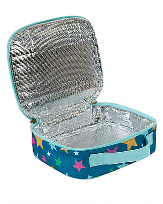Frugi Pack a Snack Lunch Bag - Rainbow Stars - Recycled Material! Lunch Boxes