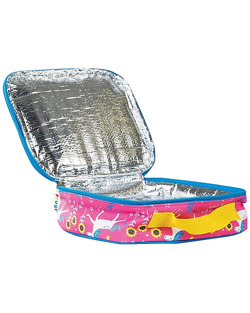 Frugi Pack A Snack Lunch Bag - Unicorn Skates - 100% recycled materials Kindergarten Backpacks