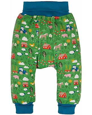 Frugi Parsnip Pants - Green Life at the Farm - Organic Cotton Trousers