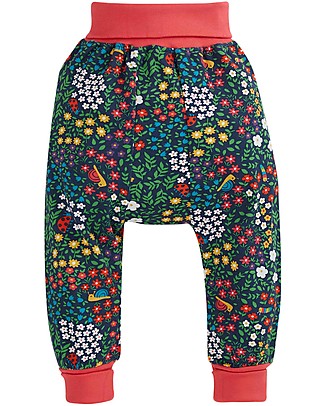 Frugi Parsnip Pants - Indigo Garden Life Trousers