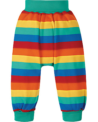 Frugi Parsnip Pants - Rainbow stripes - Organic Cotton Trousers