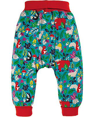 Frugi Parsnip Pants - Woodland Critters - 100% Organic Cotton Trousers