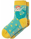 Frugi Perfect Pair Socks, St Agnes/Mermaid - Elasticated Organic Cotton Socks