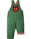 Frugi Play Days Dungaree, Moss Green/Beaver - Organic Cotton Dungarees