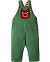 Frugi Play Days Dungaree, Moss Green/Beaver - Organic Cotton Dungarees