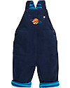 Frugi Play Days Dungarees - Indigo/Planet Dungarees