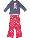 Frugi Poppy PJs, Violet Grey/Polar Bear - 100% organic cotton Pyjamas