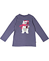 Frugi Poppy PJs, Violet Grey/Polar Bear - 100% organic cotton Pyjamas