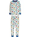 Frugi Pot Isaac Pyjamas - Racing Rockets - Organic Cotton Pyjamas