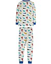 Frugi Pot Isaac Pyjamas - Racing Rockets - Organic Cotton Pyjamas