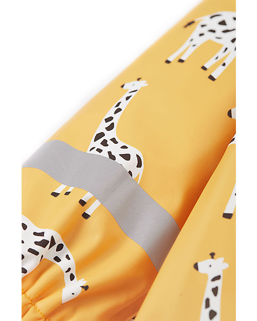 Frugi Puddle Buster Coat - Bumblebee Giraffe Waterproof