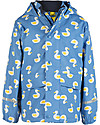 Frugi Puddle Buster Coat, Ducks - 100% recycled material! Waterproof