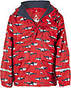 Frugi Puddle Buster Coat, Hungry Sharks - 100% recycled material! Waterproof