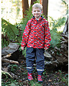 Frugi Puddle Buster Coat, Hungry Sharks - 100% recycled material! Waterproof