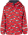 Frugi Puddle Buster Coat, Hungry Sharks - 100% recycled material! Waterproof