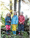 Frugi Puddle Buster Coat, Hungry Sharks - 100% recycled material! Waterproof