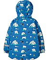 Frugi Puddle Buster Coat, Polar Play - Welded Seams, 100% Waterproof! Waterproof