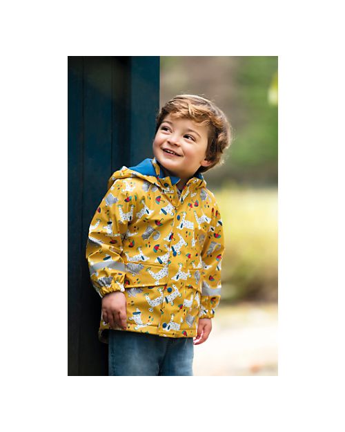 Frugi Puddle Buster Coat - Puddle Paws - Welded Seams! Waterproof